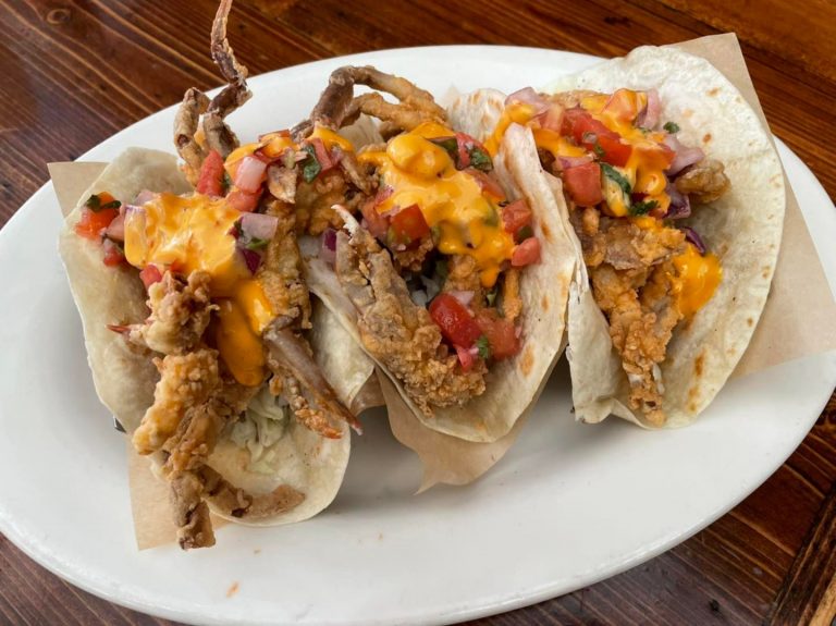 Fried Soft Shell Crab Tacos
