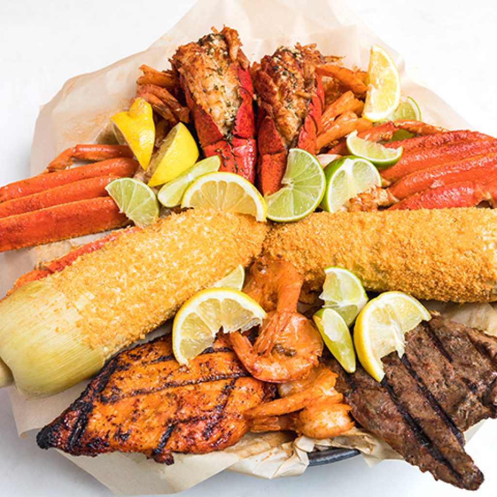 golden-sombrero-bucket of seafood